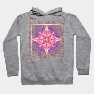 Pink Mandala Sacred geometry heart chakra Hoodie